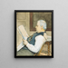 Ritratto del padre dell'artista - Eugène Jansson — quadro incorniciato alla parete
