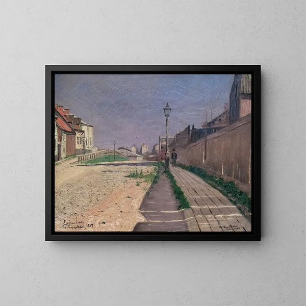Rue Roslagsgatan - Eugène Jansson — quadro incorniciato alla parete