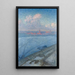 La ville au coucher du soleil - Eugène Jansson — quadro incorniciato alla parete