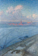 La ville au coucher du soleil - Eugène Jansson — vista dell’opera