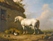Alla porta della stalla - Eugène Joseph Verboeckhoven — vista dell’opera