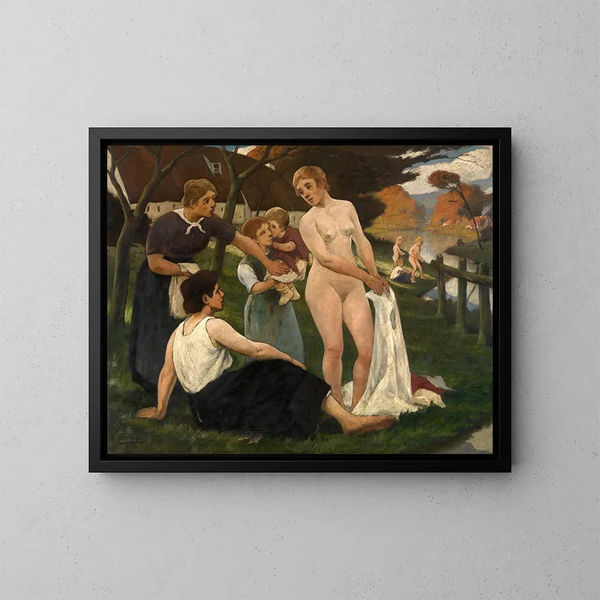 Oasis - Eugène Laermans — quadro incorniciato alla parete