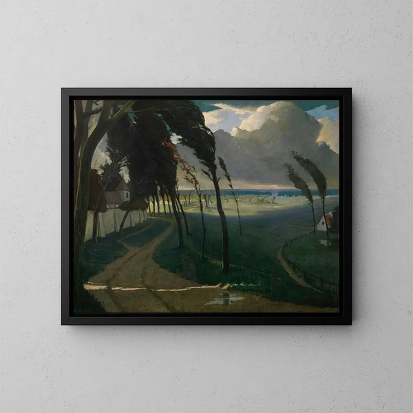 Tempête - Eugène Laermans — quadro incorniciato alla parete