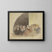 Spettatori annoiati durante una rappresentazione pubblica - Eugène Laermans — quadro incorniciato alla parete