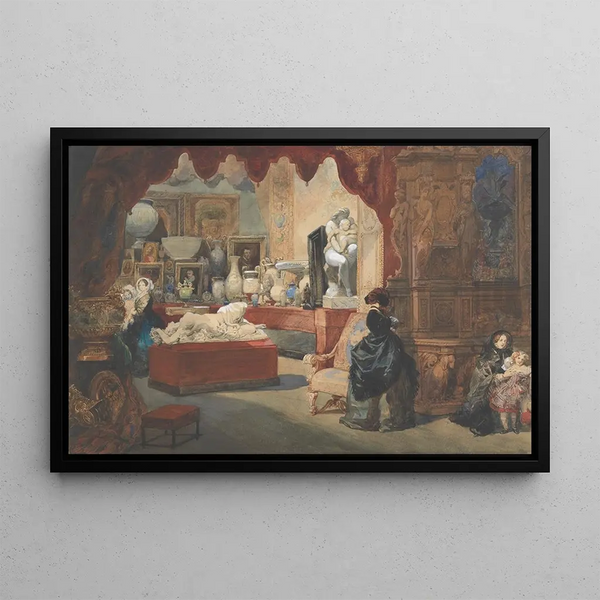 Eugne Lami - Interior of a Museum.webp