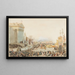La Trasposizione delle ceneri di Napoleone - Eugène Lami — quadro incorniciato alla parete