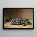 Nature morte con prugne - Euphémie Muraton — quadro incorniciato alla parete
