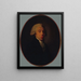 Ritratto di uomo epoca rivoluzionaria - Eustache François Duval — quadro incorniciato alla parete