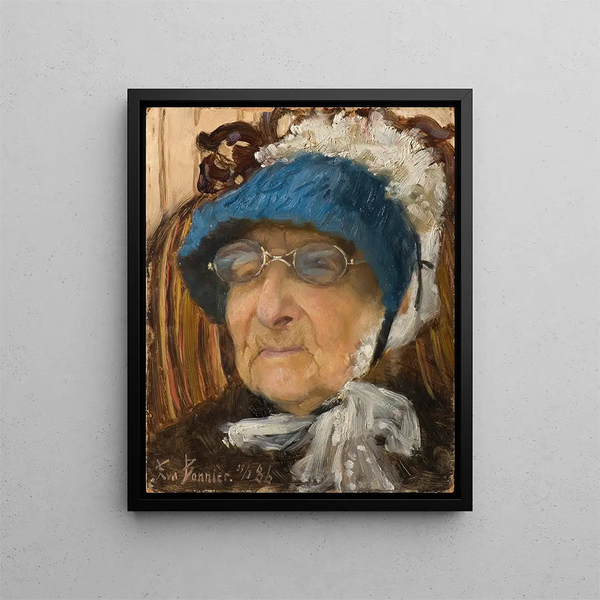 Vecchia nonna - Eva Bonnier — quadro incorniciato alla parete