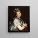 Fille aux cerises - Eva Gonzalès — quadro incorniciato alla parete