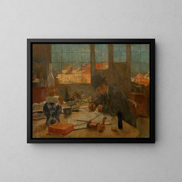 L'Atelier - Evert Larock — quadro incorniciato alla parete