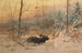 Caccia all'Elan - Evgeni Alexandrovich Tikhmenev — vista dell’opera