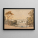 Greenwich Londra all'orizzonte - F Norice — quadro incorniciato alla parete