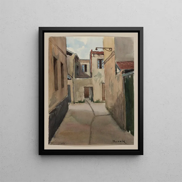 Avenue Constant Martin - F. Seguin — quadro incorniciato alla parete