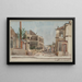 Il perforamento di via della Convenzione preso dal 155 via Blomet attraverso le vie di Vaugirard e Olivier de Serres - F. Seguin — quadro incorniciato alla parete