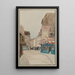 Rue Descartes - F. Seguin — quadro incorniciato alla parete