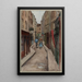 Rue Geoffroy l'Angevin della via del Tempio alla via Beaubourg - F. Seguin — quadro incorniciato alla parete