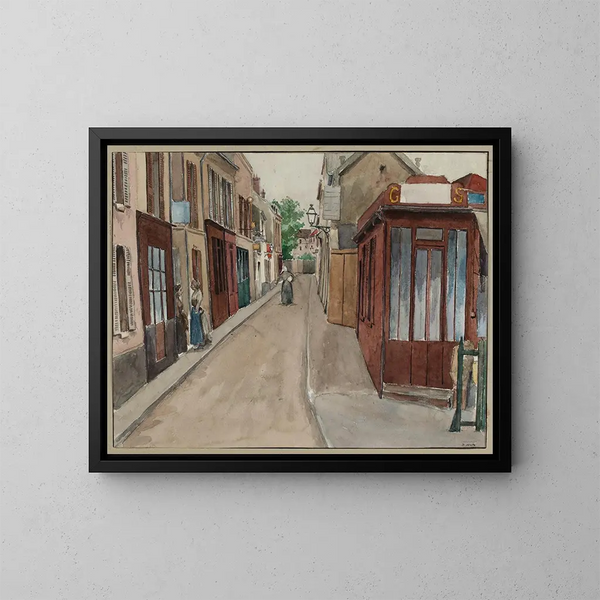 Rue Villafranca - F. Seguin — quadro incorniciato alla parete
