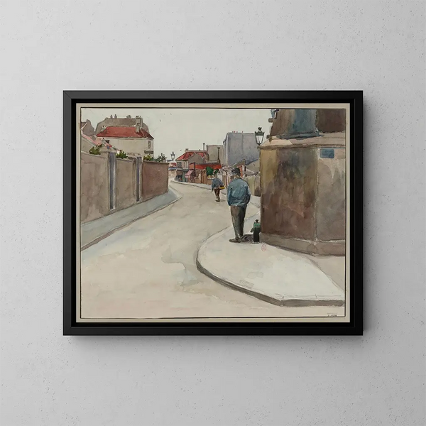 Rue des Morillons, rue Labrouste - F. Seguin — quadro incorniciato alla parete