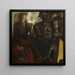 Famiglia di contadini con gatto - Constant Permeke — quadro incorniciato alla parete