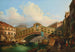 Venezia, vista del Gran Canal con il ponte di Rialto - Fausto Antonioli — vista dell’opera