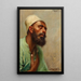 Un derviche - Fausto Zonaro — quadro incorniciato alla parete