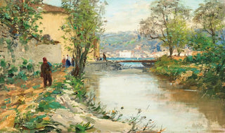 Fausto Zonaro - A View of Emirgan Istanbul.webp