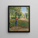 Entrée della Villa Camerini - Fausto Zonaro — quadro incorniciato alla parete