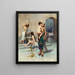 Hamam, il bagno - Fausto Zonaro — quadro incorniciato alla parete