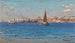 Au large de la pointe du Sérail - Fausto Zonaro — vista dell’opera