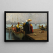 Il Bateau - Fausto Zonaro — quadro incorniciato alla parete