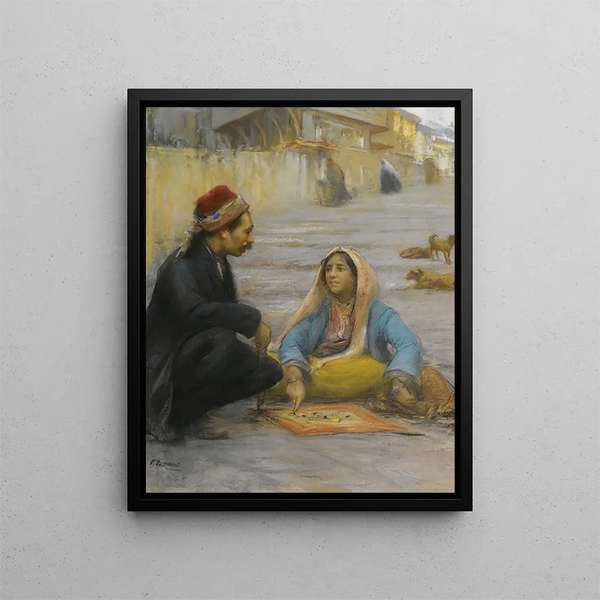 Fausto Zonaro - The fortune teller.webp