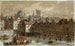 Le Grand Châtelet et le pont aux Meuniers en 1580 - Fédor Hoffbauer — vista dell’opera