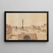 Place de la Bastille en 1841 - Fédor Hoffbauer — quadro incorniciato alla parete