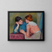 Conversation - Federico Zandomeneghi — quadro incorniciato alla parete