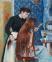 La coiffure - Federico Zandomeneghi — vista dell’opera