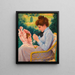 Il gancio - Federico Zandomeneghi — quadro incorniciato alla parete