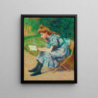 Federico Zandomeneghi - Reading young lady.webp