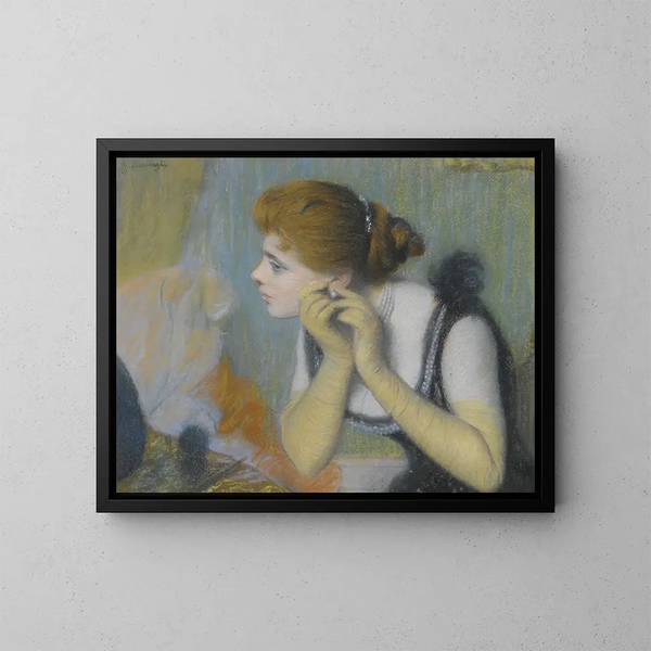 La perla - Federico Zandomeneghi — quadro incorniciato alla parete