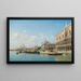 Le Palais des Doges et Santa Maria della Salute - Federico del Campo — quadro incorniciato alla parete