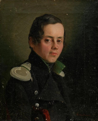Fedor Tulov - Portrait of a Young Officer.webp