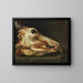 Tête de bœuf écorchée - Felice Boselli — quadro incorniciato alla parete