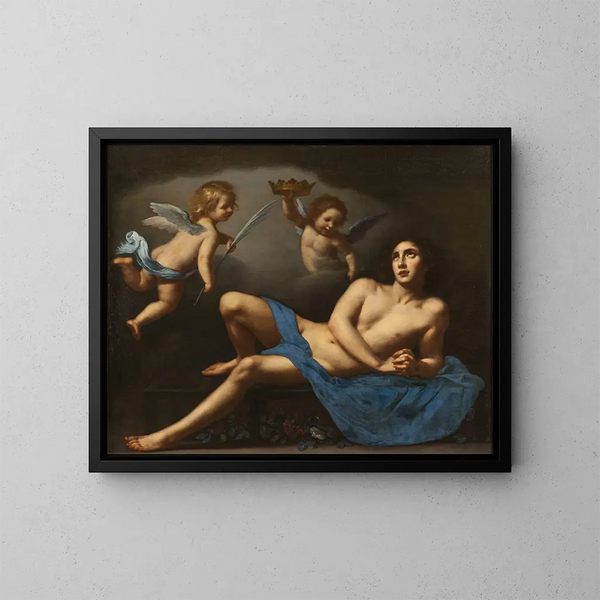 Saint Laurent - Felice Ficherelli — quadro incorniciato alla parete