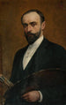 Autoportrait avec palette - Feliks Cichocki — vista dell’opera