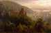 Vista su Heidelberg con il castello al crepuscolo - Felix Possart — vista dell’opera