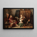 Bambini che leggono - Felix Schlesinger — quadro incorniciato alla parete