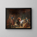 Scène di famiglia - Felix Schlesinger — quadro incorniciato alla parete