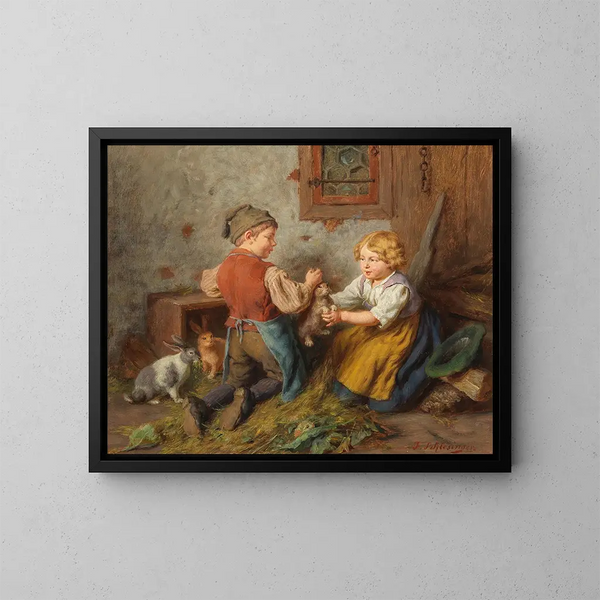 Bons amis - Felix Schlesinger — quadro incorniciato alla parete