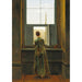 Riproduzione del dipinto Donna alla finestra - Caspar David Friedrich