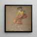 Donna seduta - Alice Pike Barney — quadro incorniciato alla parete
